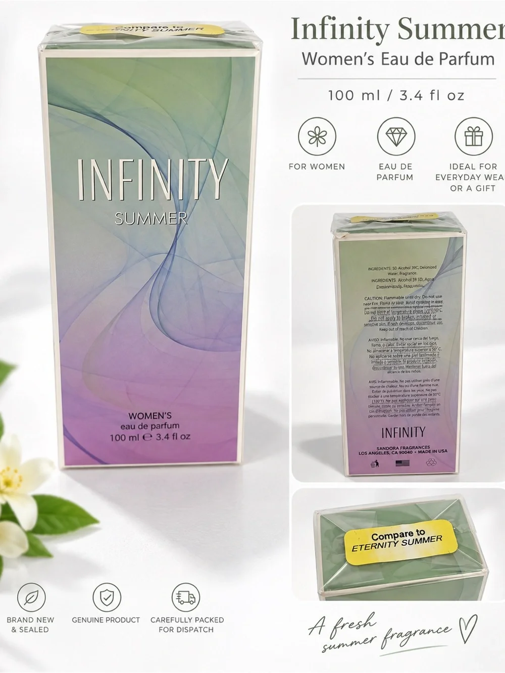 NFINITY Gradient Green to Purple Decorative Box